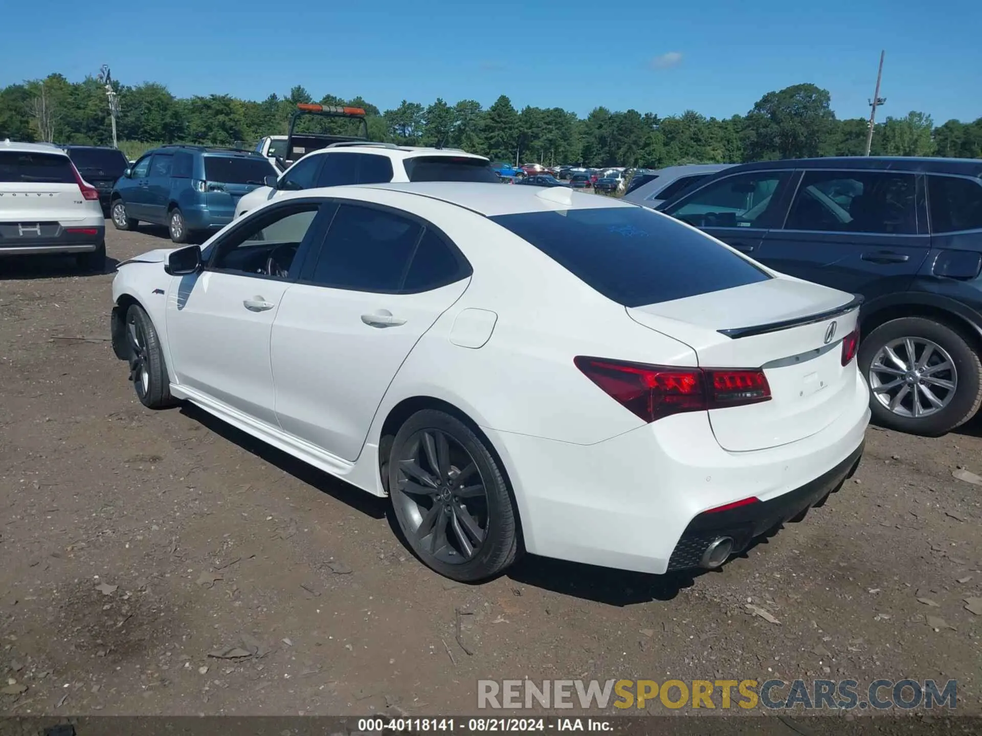 3 Photograph of a damaged car 19UUB2F66KA003762 ACURA TLX 2019