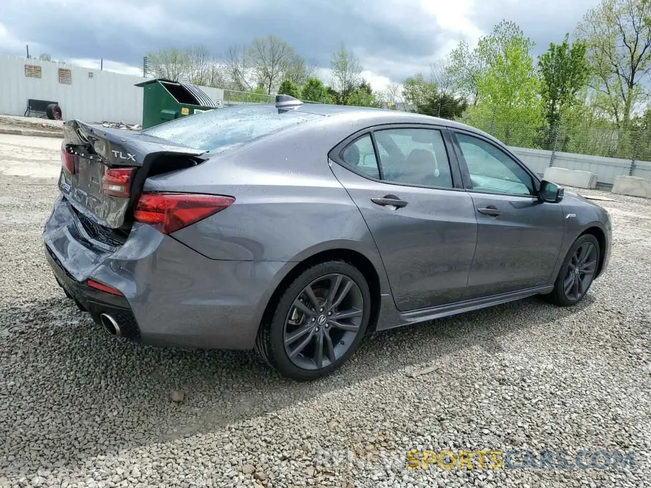 3 Photograph of a damaged car 19UUB2F66KA006855 ACURA TLX 2019