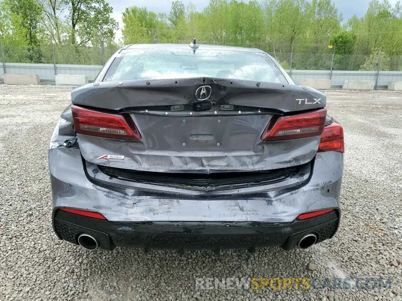 6 Photograph of a damaged car 19UUB2F66KA006855 ACURA TLX 2019