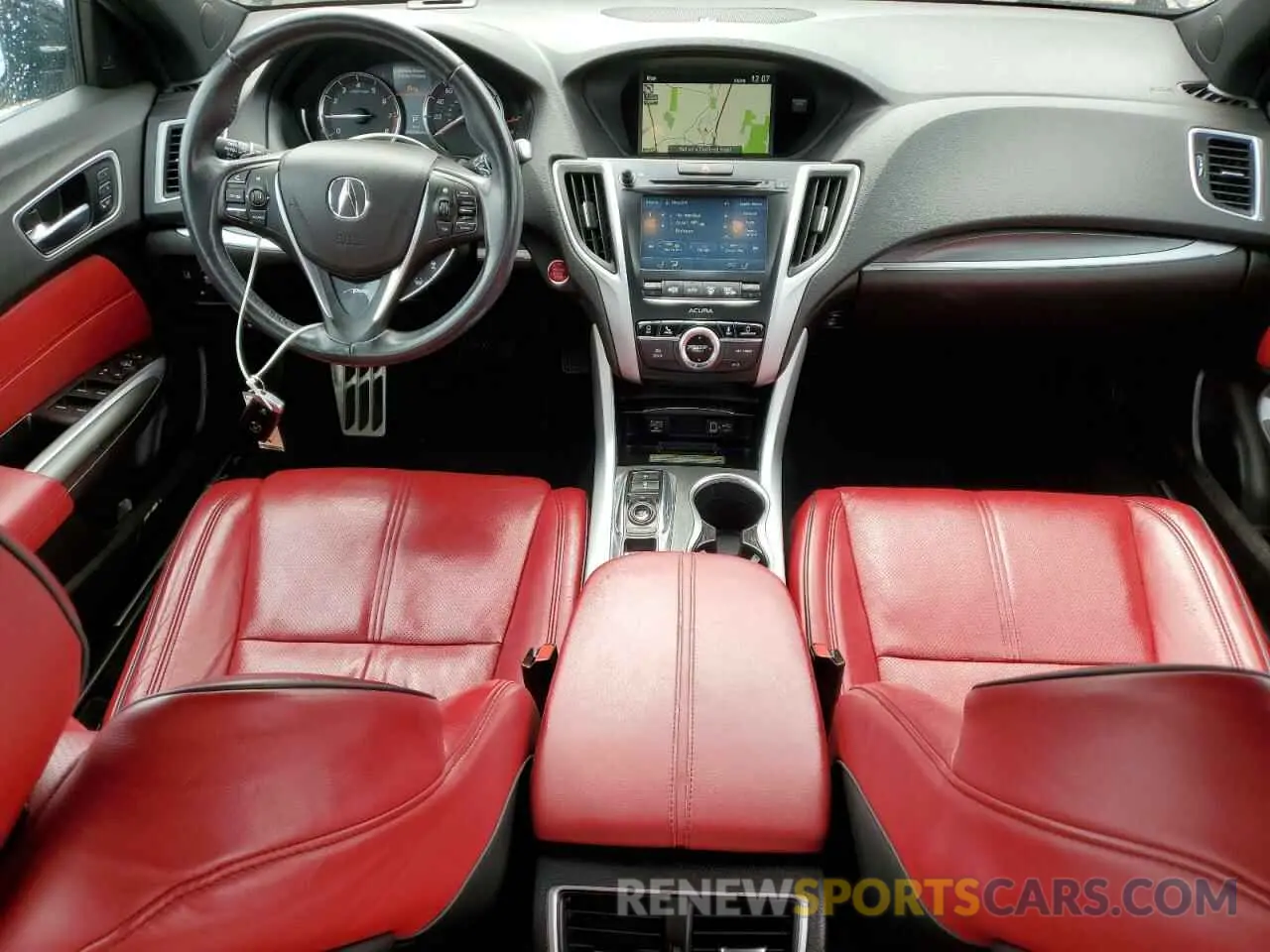 8 Photograph of a damaged car 19UUB2F66KA006855 ACURA TLX 2019