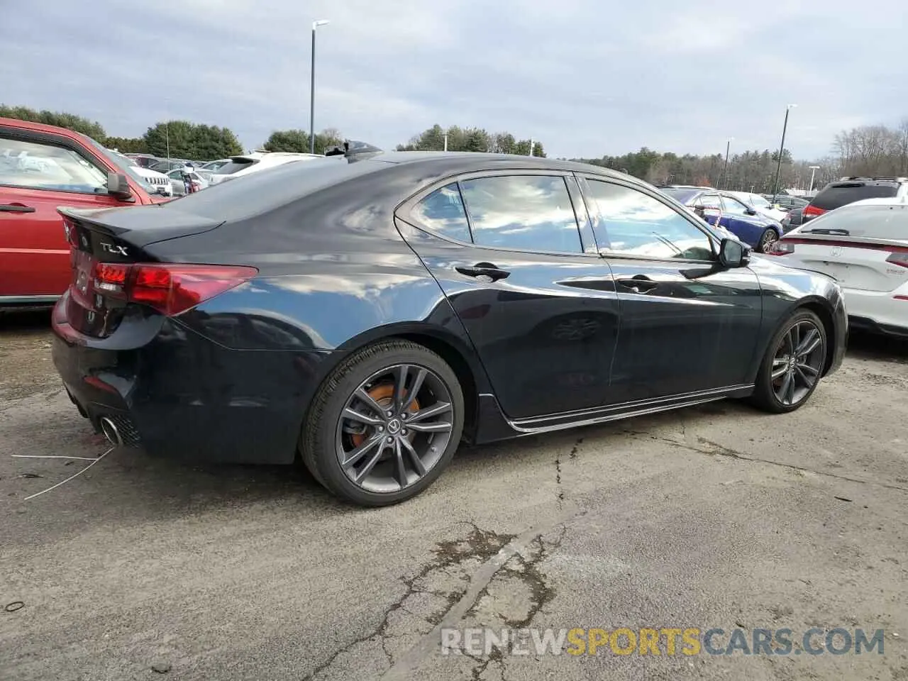 3 Photograph of a damaged car 19UUB2F69KA007613 ACURA TLX 2019