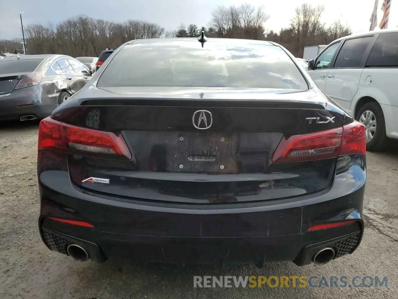 6 Photograph of a damaged car 19UUB2F69KA007613 ACURA TLX 2019