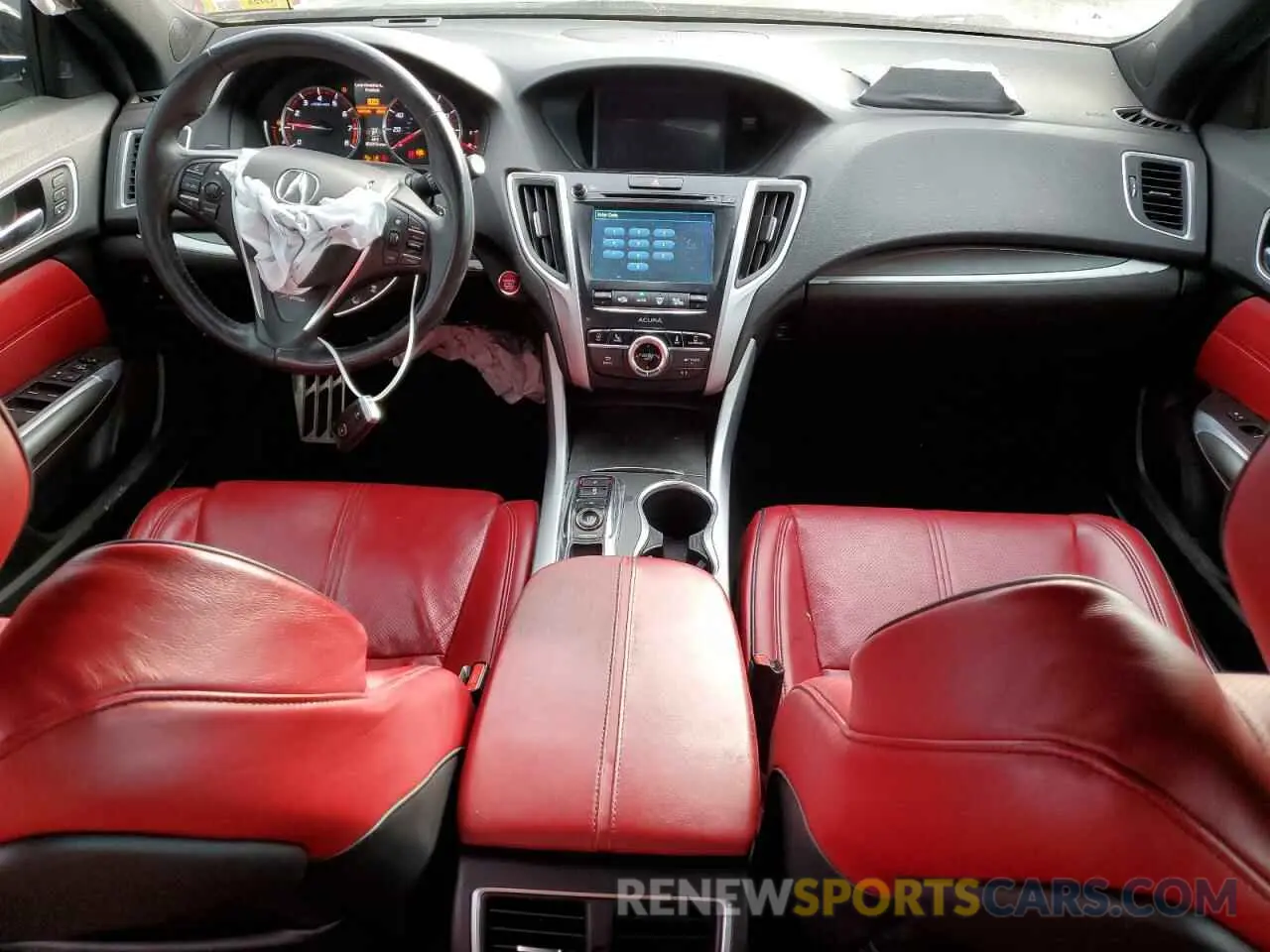 8 Photograph of a damaged car 19UUB2F69KA007613 ACURA TLX 2019