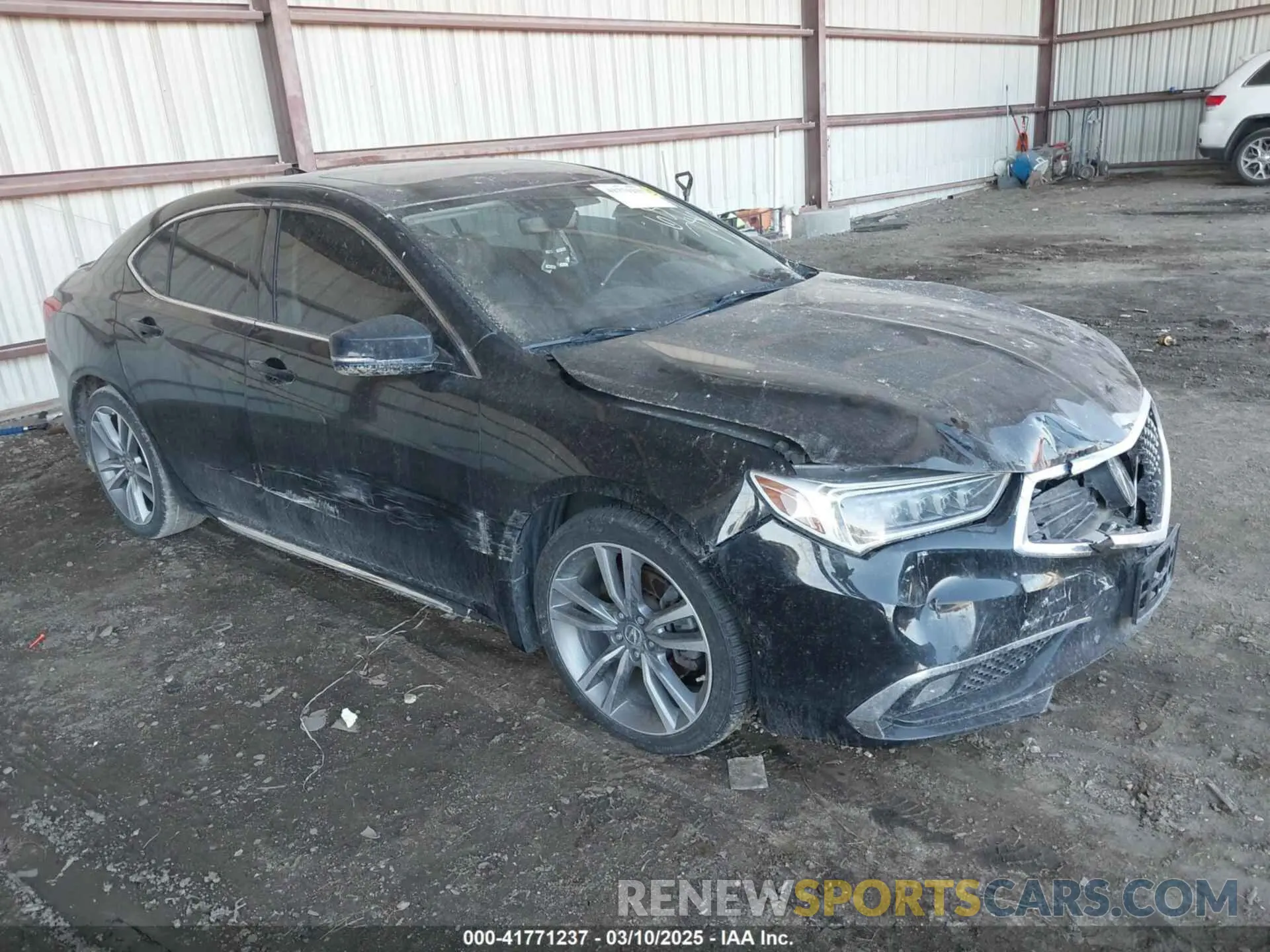 1 Photograph of a damaged car 19UUB2F85KA007870 ACURA TLX 2019