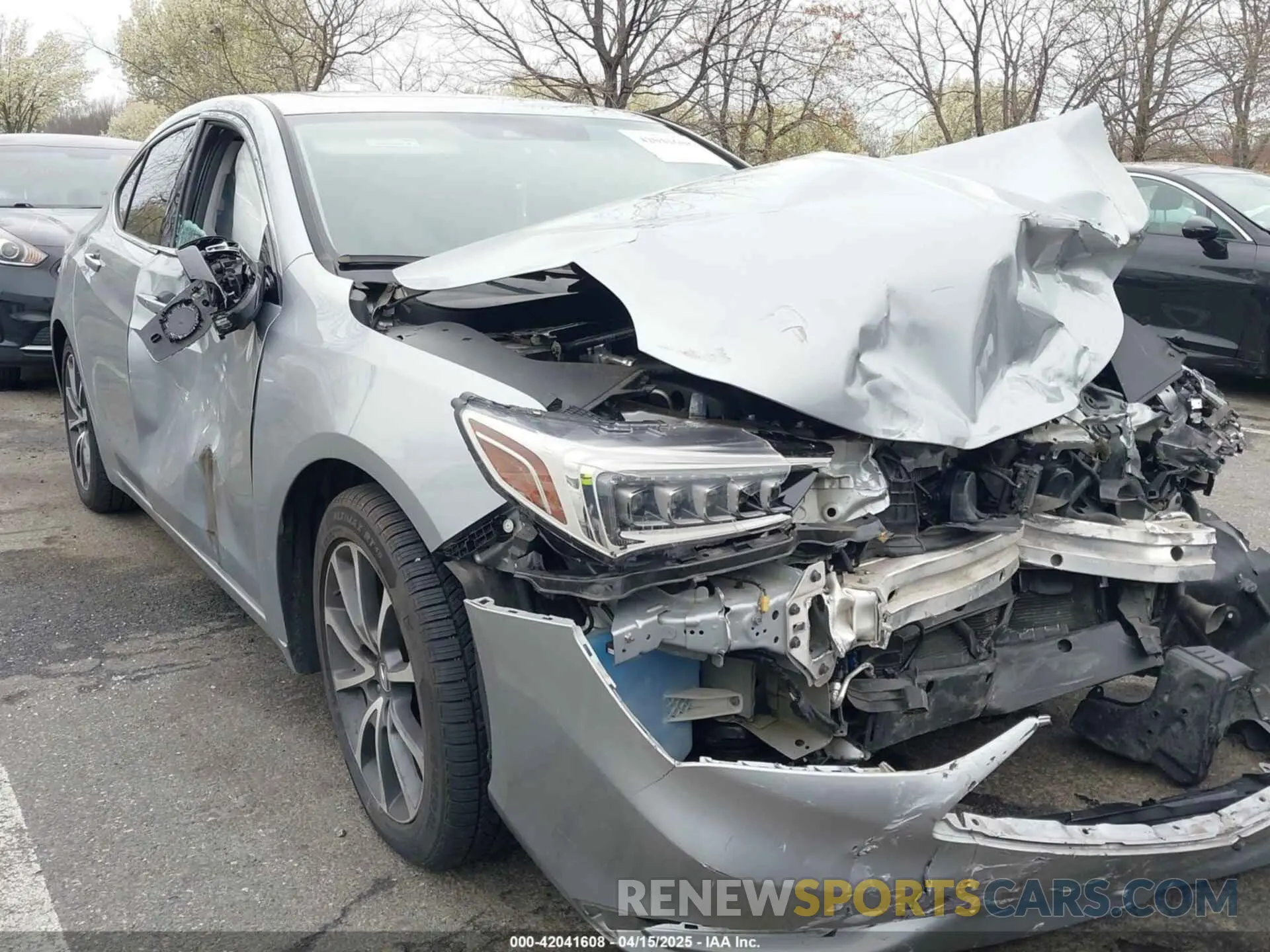 1 Photograph of a damaged car 19UUB3F34KA007157 ACURA TLX 2019