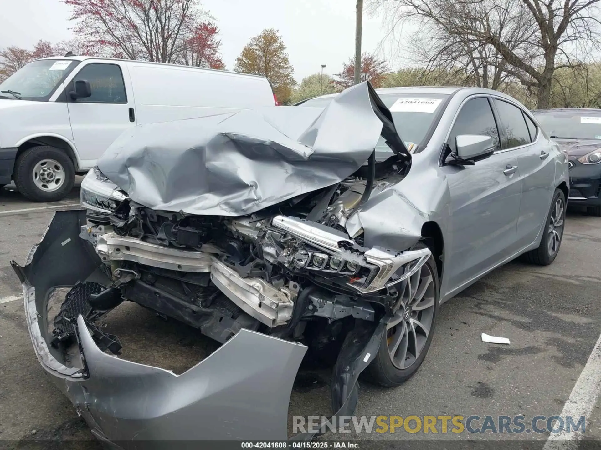 2 Photograph of a damaged car 19UUB3F34KA007157 ACURA TLX 2019