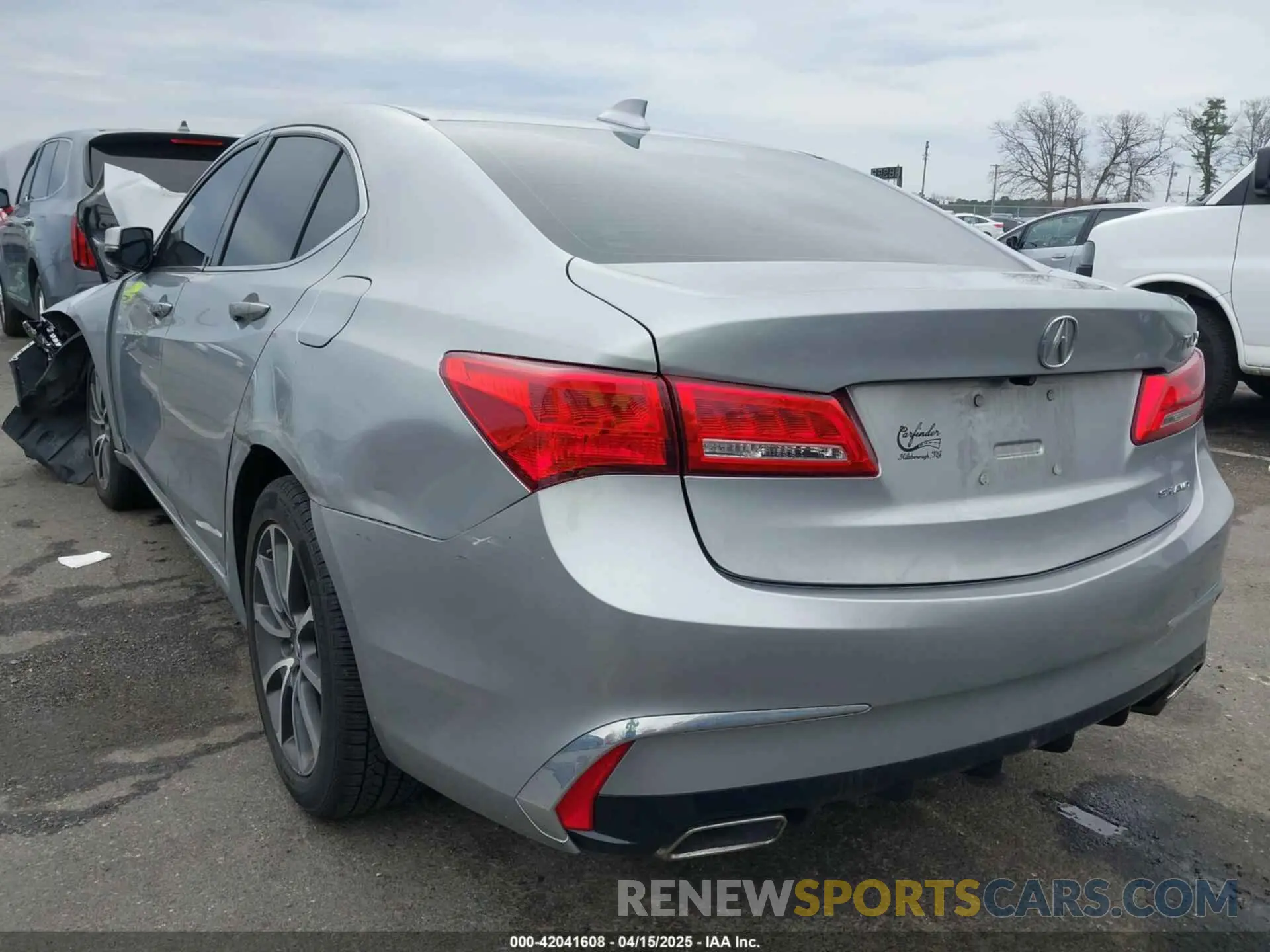 3 Photograph of a damaged car 19UUB3F34KA007157 ACURA TLX 2019