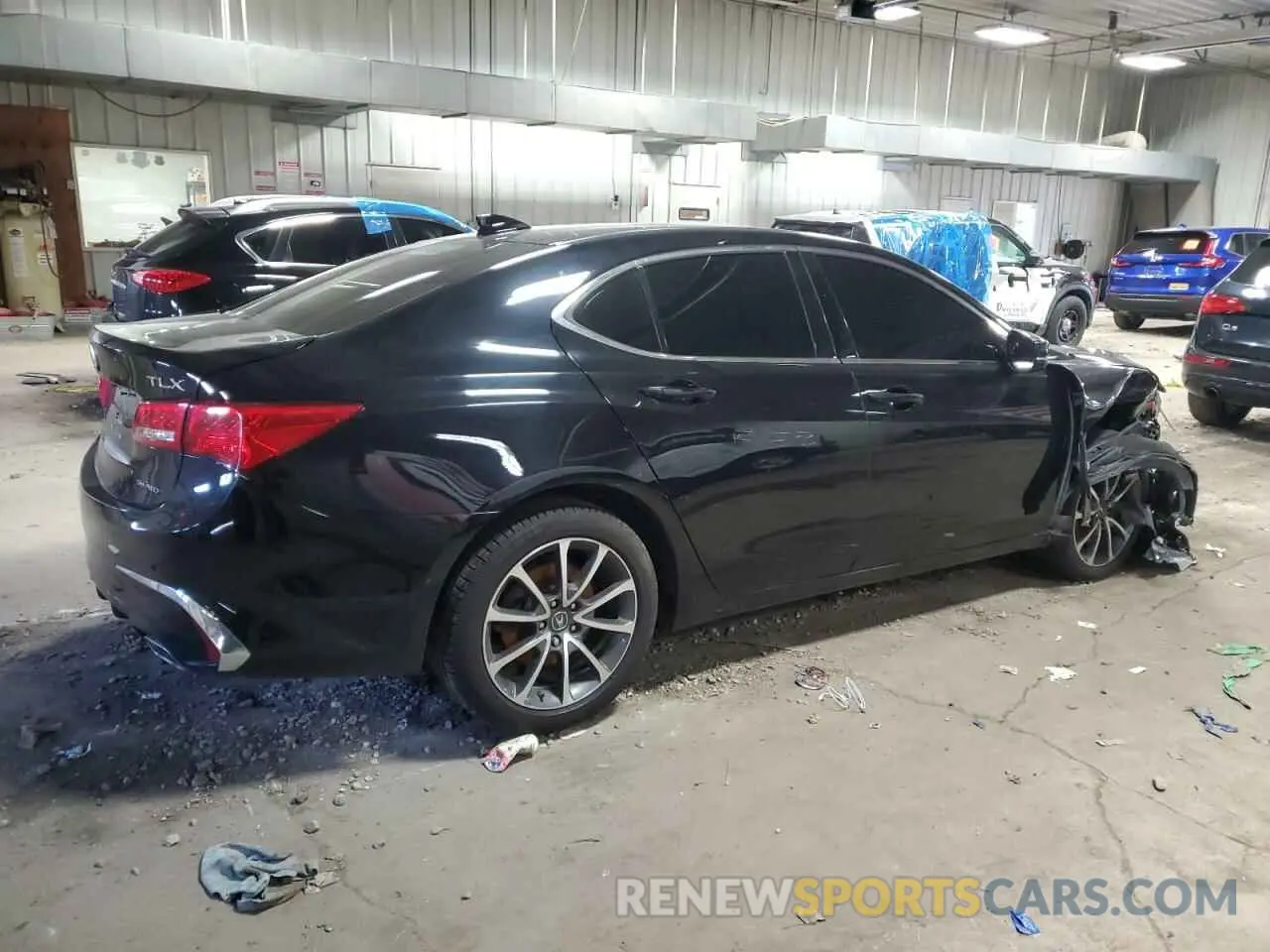 3 Photograph of a damaged car 19UUB3F38KA004536 ACURA TLX 2019