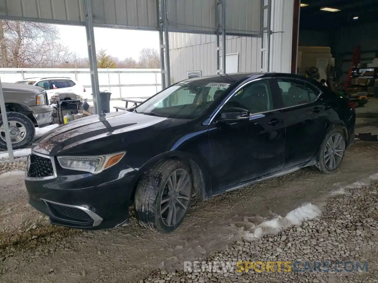 1 Photograph of a damaged car 19UUB3F42KA005559 ACURA TLX 2019