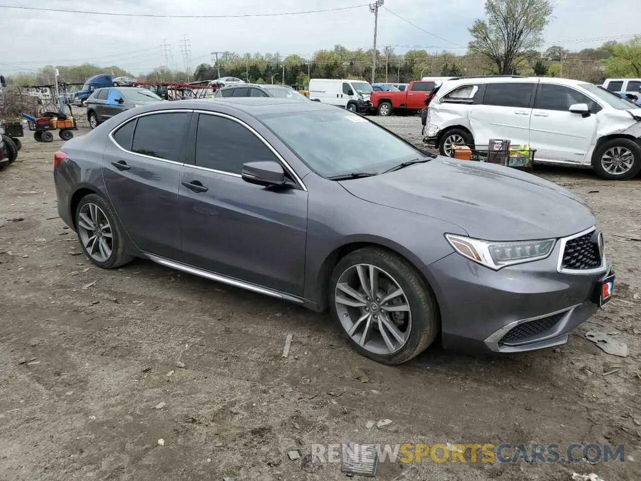 4 Photograph of a damaged car 19UUB3F48KA004948 ACURA TLX 2019