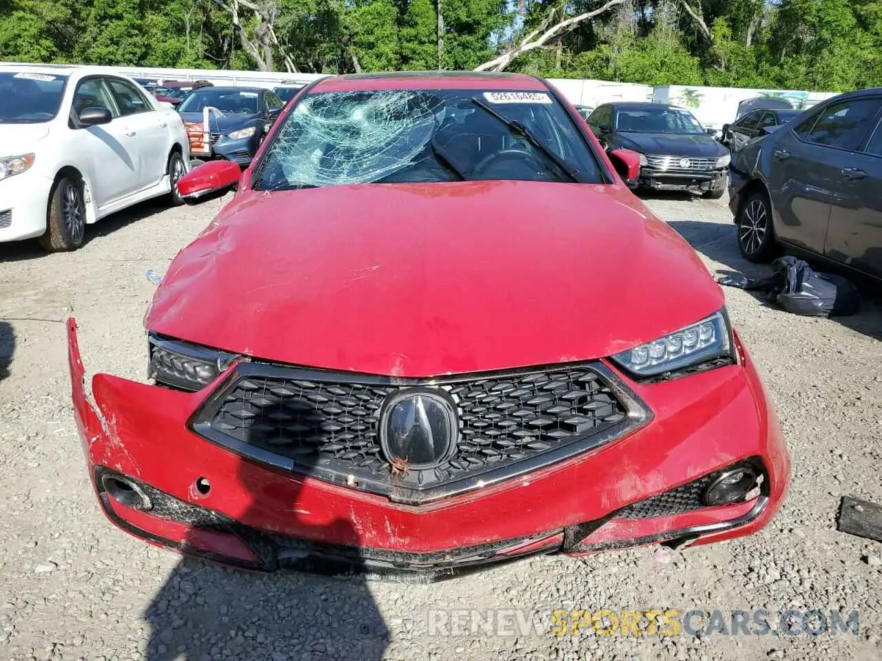 5 Photograph of a damaged car 19UUB3F61KA000581 ACURA TLX 2019