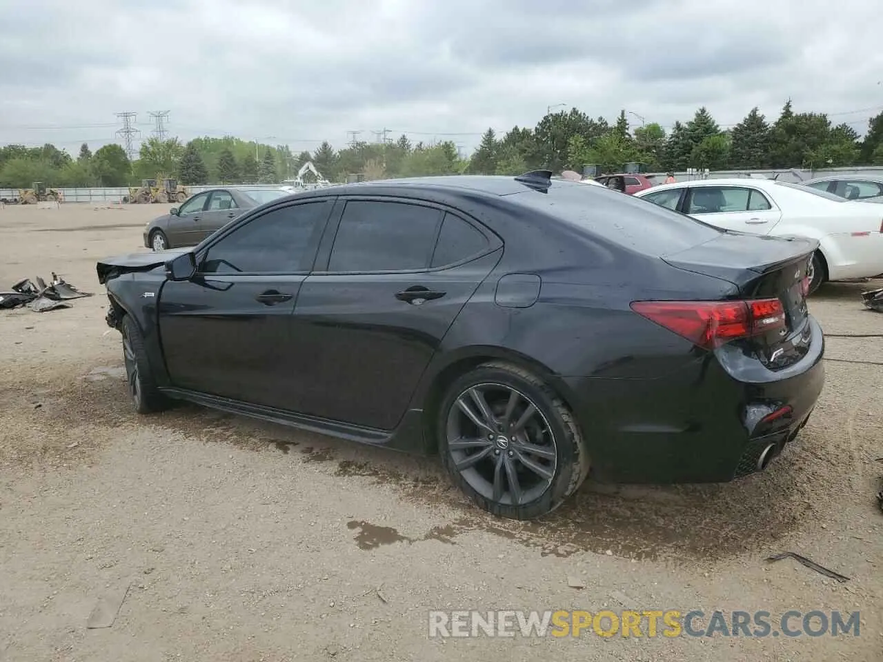 2 Photograph of a damaged car 19UUB3F62KA002596 ACURA TLX 2019