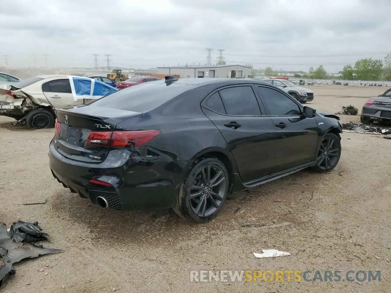 3 Photograph of a damaged car 19UUB3F62KA002596 ACURA TLX 2019