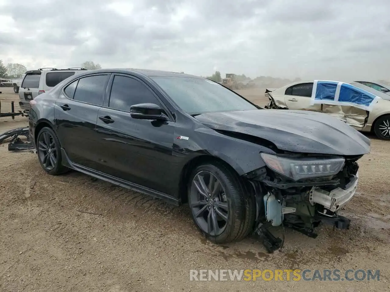 4 Photograph of a damaged car 19UUB3F62KA002596 ACURA TLX 2019
