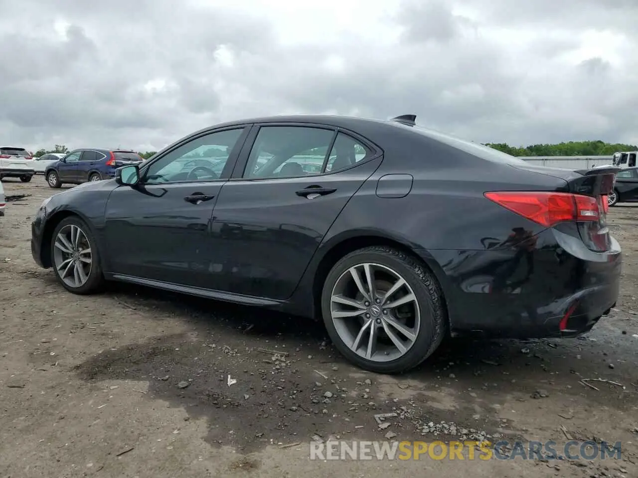 2 Photograph of a damaged car 19UUB3F81KA003370 ACURA TLX 2019