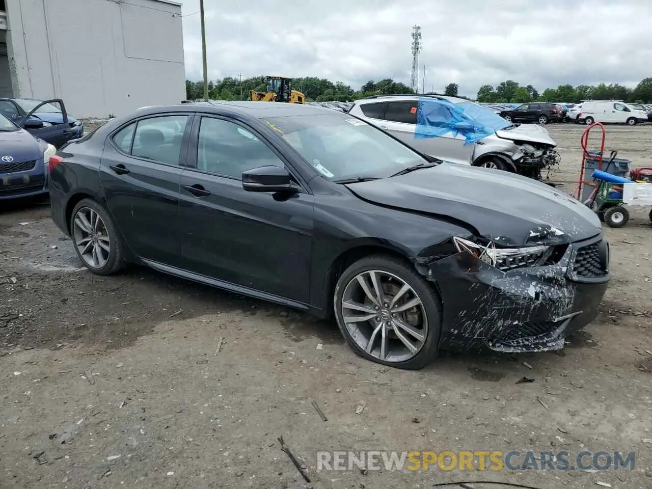 4 Photograph of a damaged car 19UUB3F81KA003370 ACURA TLX 2019