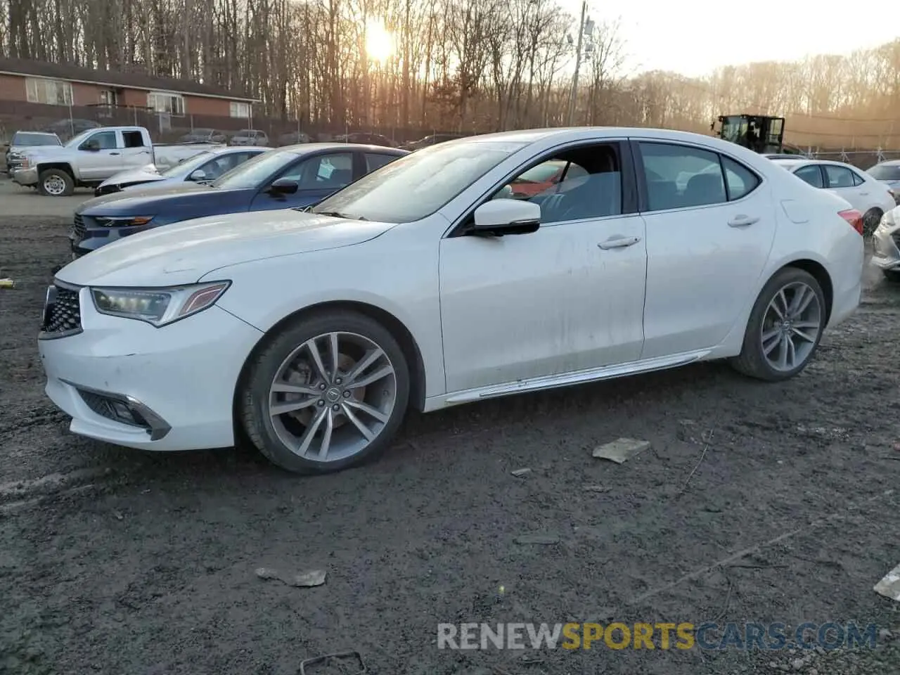 1 Photograph of a damaged car 19UUB3F83KA006254 ACURA TLX 2019