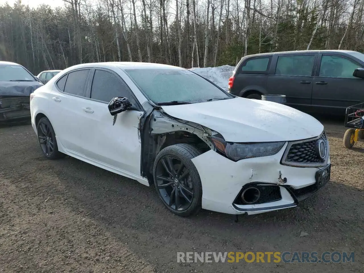 4 Photograph of a damaged car 19UUB3F87KA800500 ACURA TLX 2019