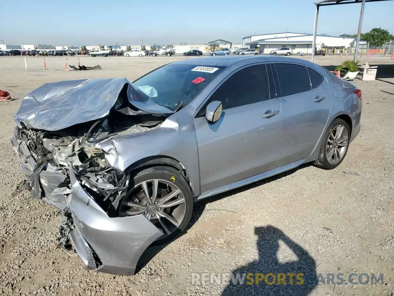 1 Photograph of a damaged car 19UUB3F88KA003544 ACURA TLX 2019