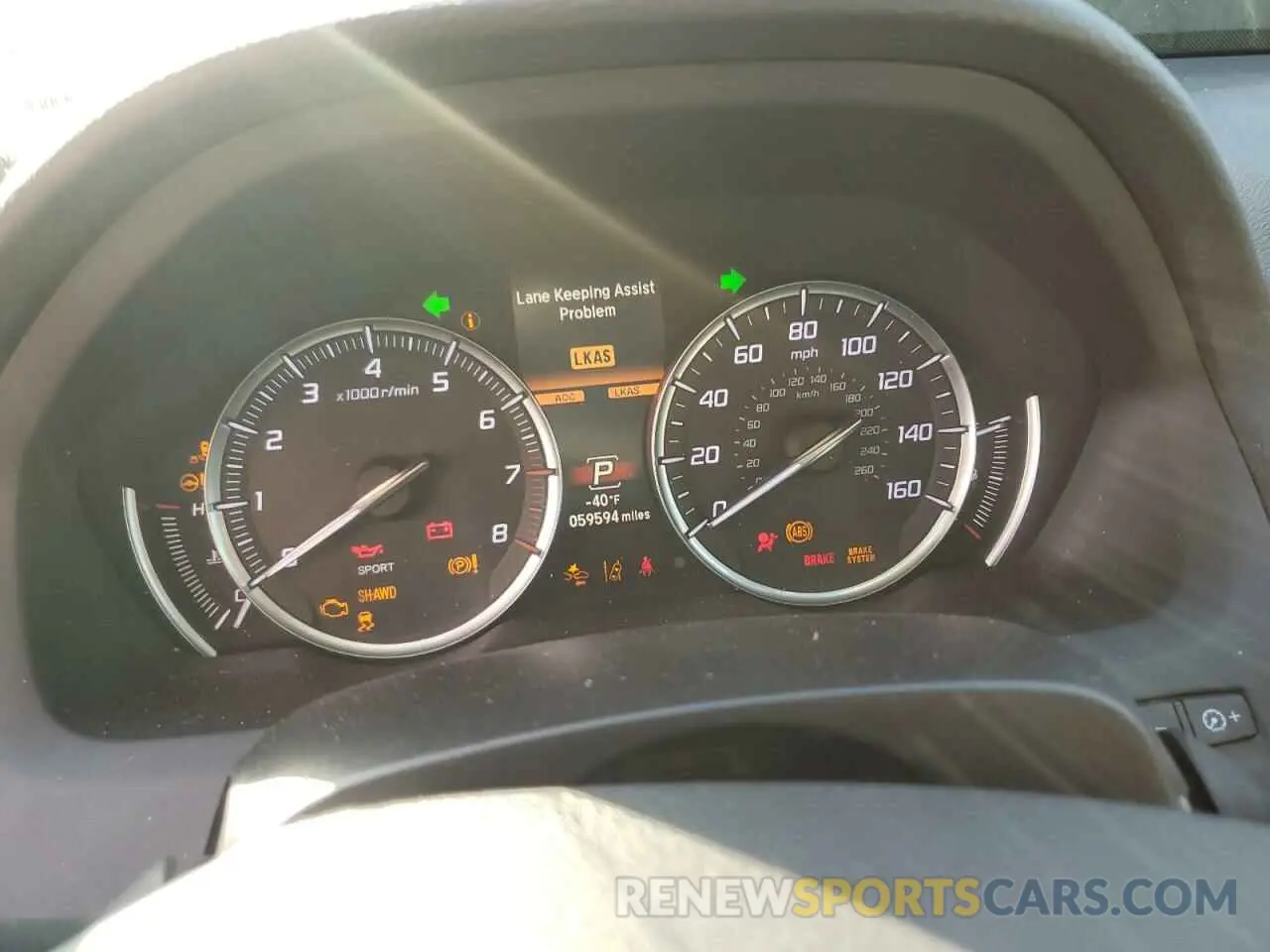 9 Photograph of a damaged car 19UUB3F88KA003544 ACURA TLX 2019