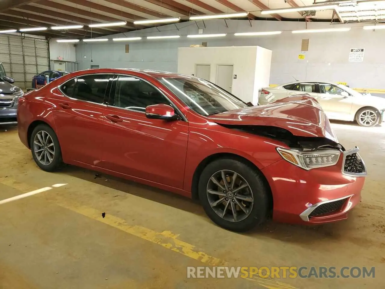 4 Photograph of a damaged car 19UUB1F30LA005718 ACURA TLX 2020