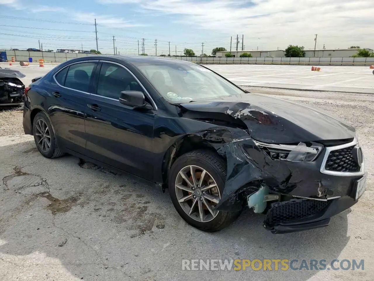 4 Photograph of a damaged car 19UUB1F30LA006187 ACURA TLX 2020