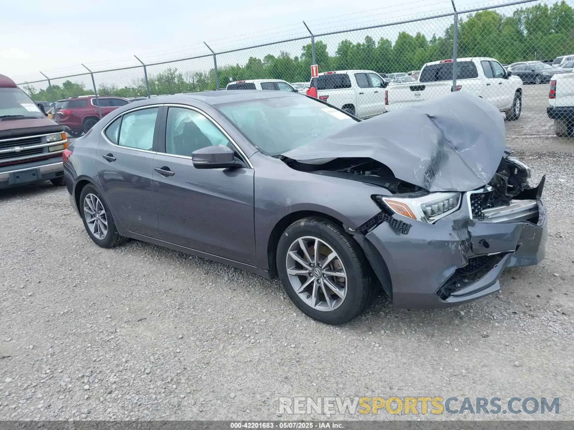1 Photograph of a damaged car 19UUB1F30LA011504 ACURA TLX 2020