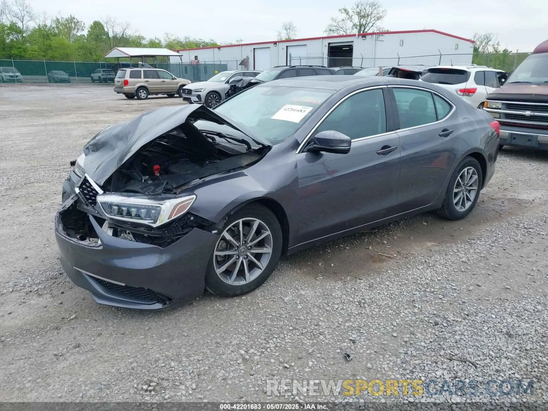 2 Photograph of a damaged car 19UUB1F30LA011504 ACURA TLX 2020