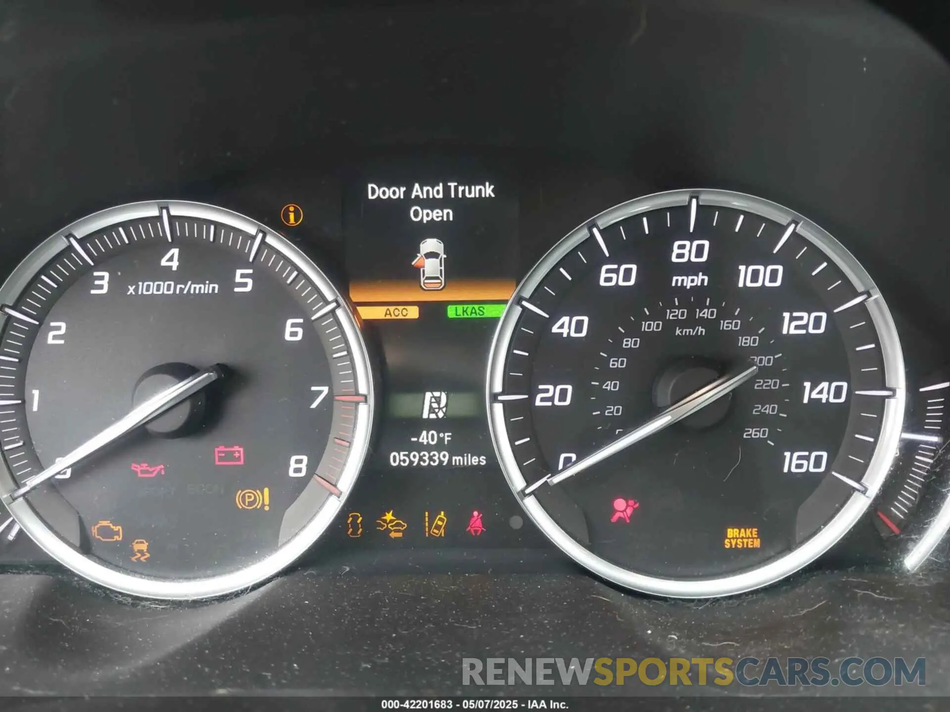 7 Photograph of a damaged car 19UUB1F30LA011504 ACURA TLX 2020