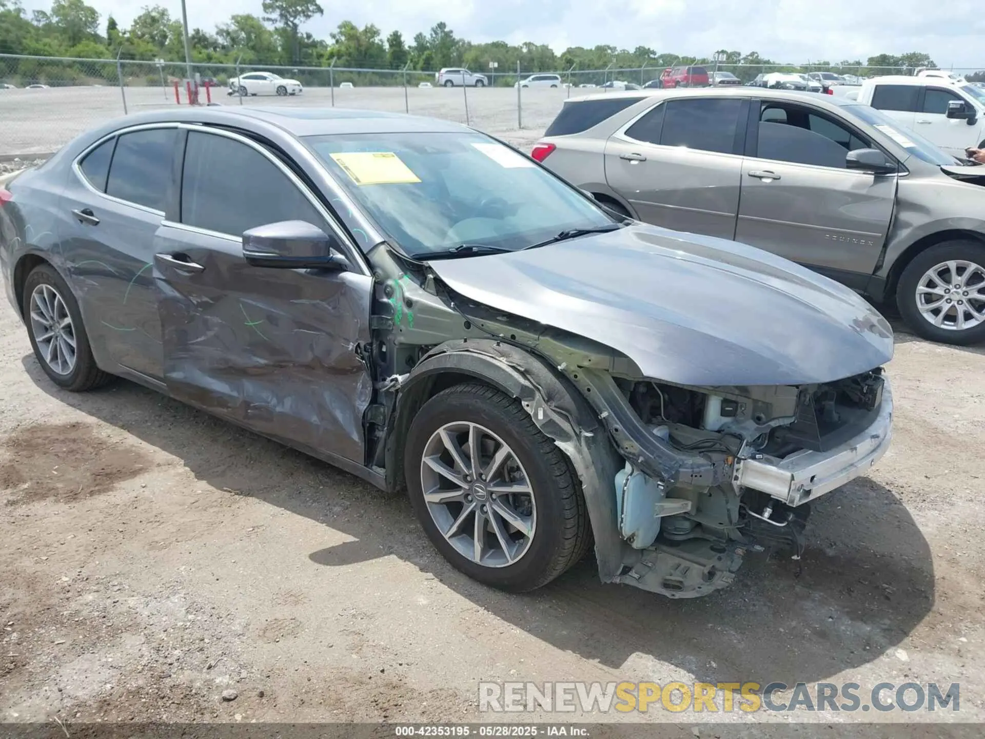 1 Photograph of a damaged car 19UUB1F31LA004495 ACURA TLX 2020