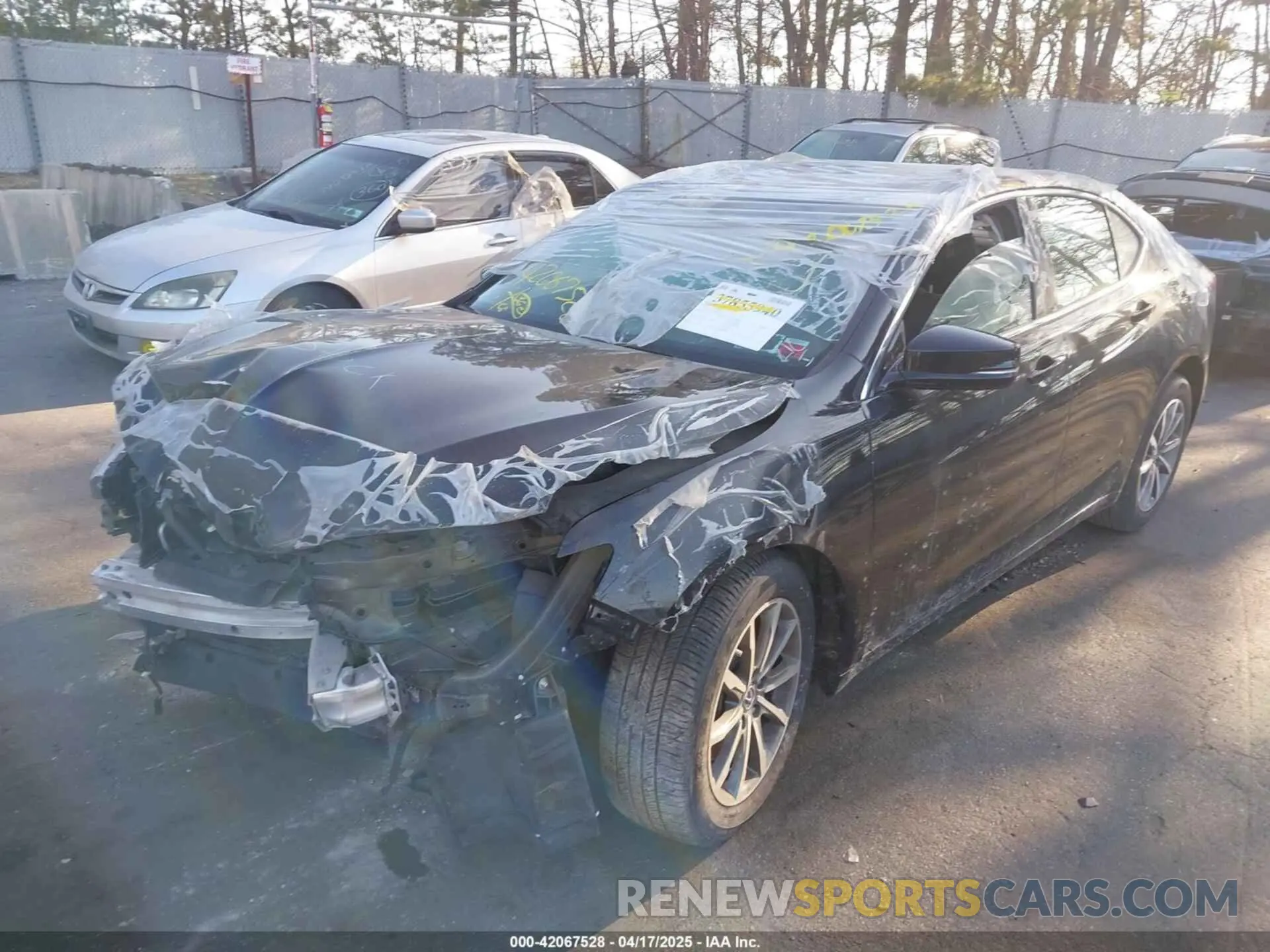 2 Photograph of a damaged car 19UUB1F31LA016968 ACURA TLX 2020