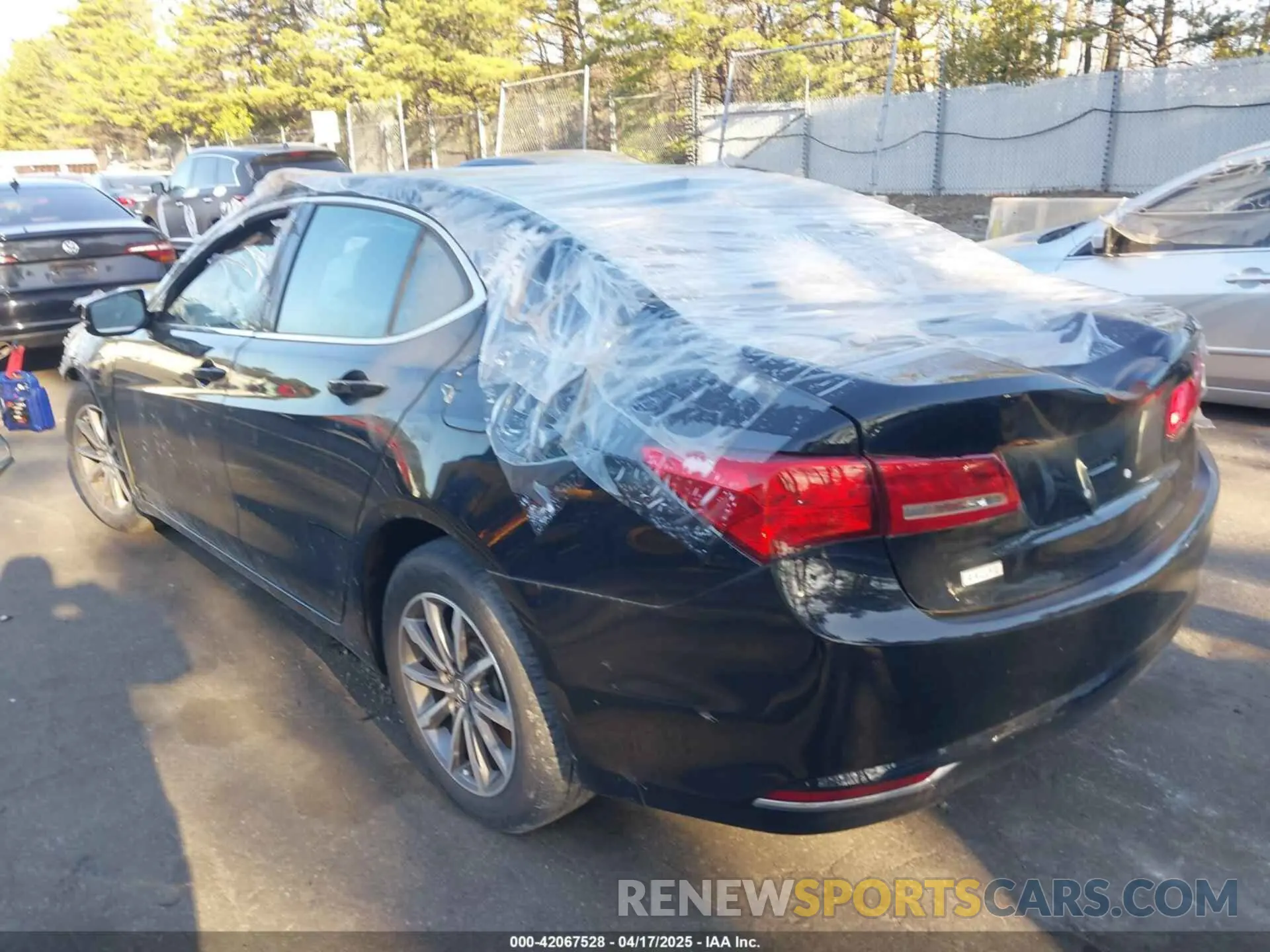 3 Photograph of a damaged car 19UUB1F31LA016968 ACURA TLX 2020