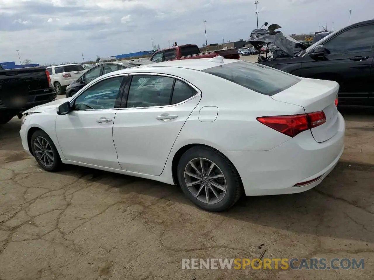 2 Photograph of a damaged car 19UUB1F31LA017814 ACURA TLX 2020