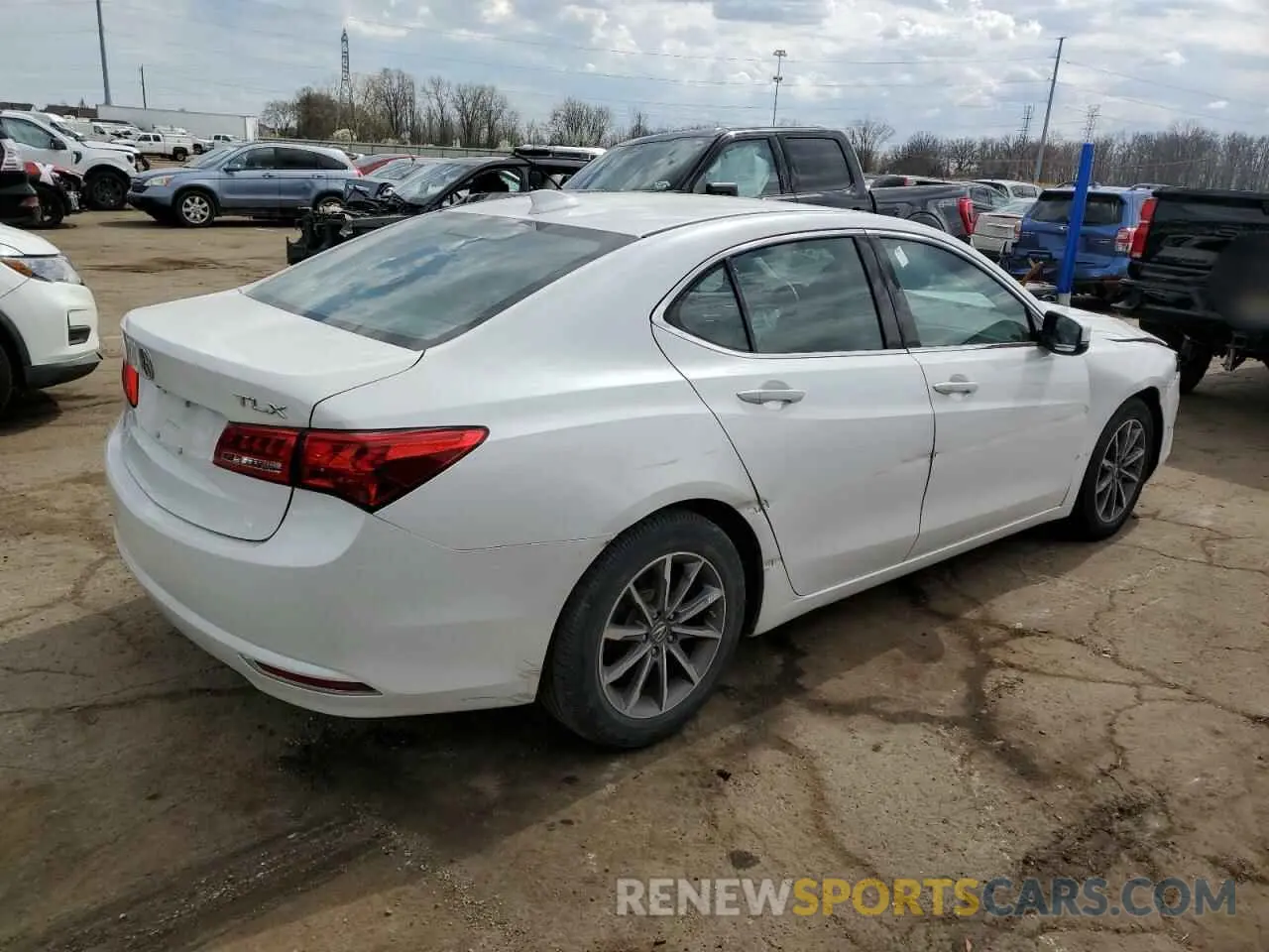 3 Photograph of a damaged car 19UUB1F31LA017814 ACURA TLX 2020