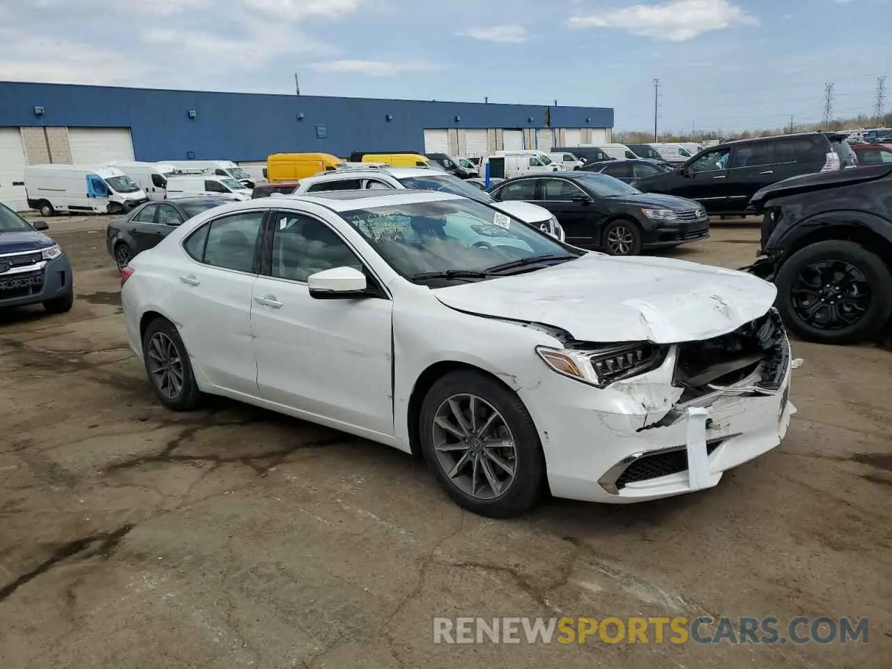 4 Photograph of a damaged car 19UUB1F31LA017814 ACURA TLX 2020