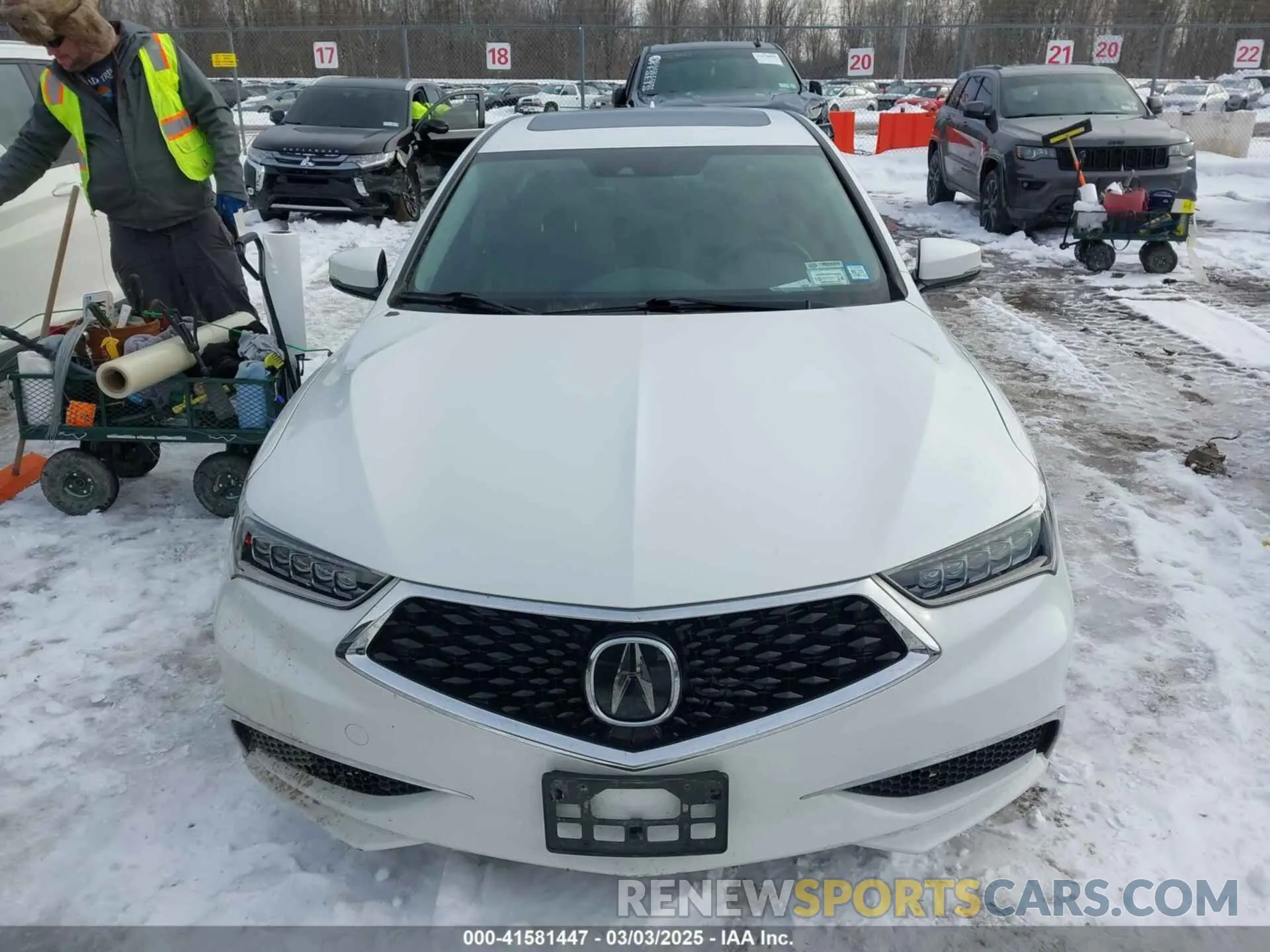 11 Photograph of a damaged car 19UUB1F32LA004148 ACURA TLX 2020