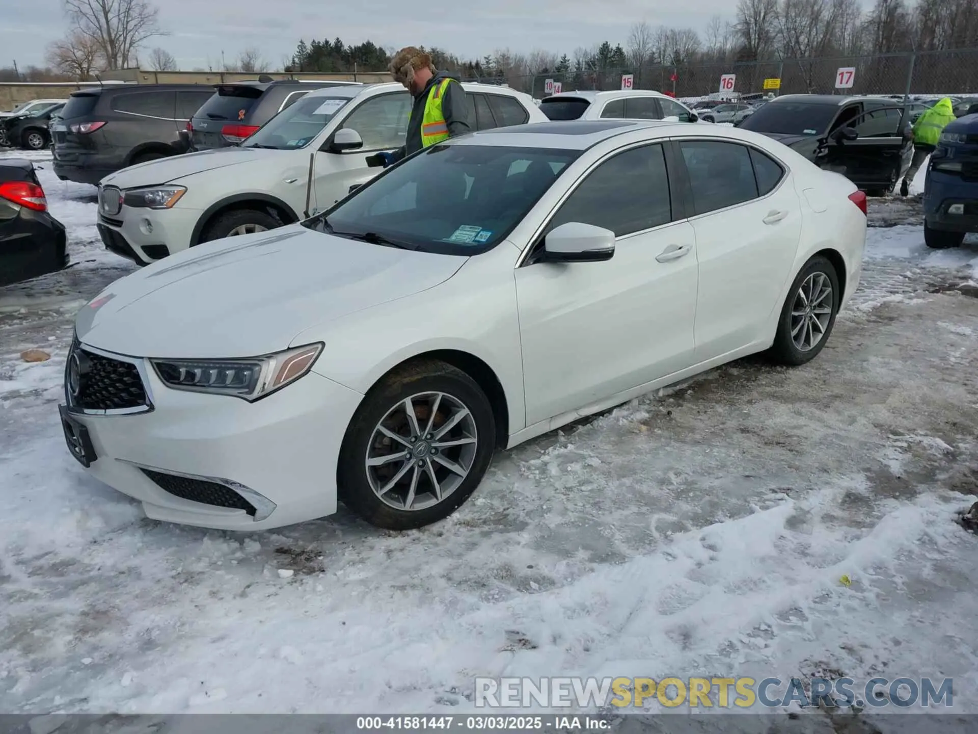 2 Photograph of a damaged car 19UUB1F32LA004148 ACURA TLX 2020