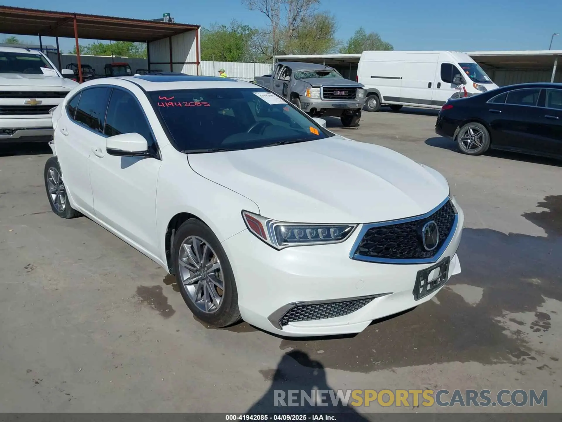 1 Photograph of a damaged car 19UUB1F32LA011682 ACURA TLX 2020