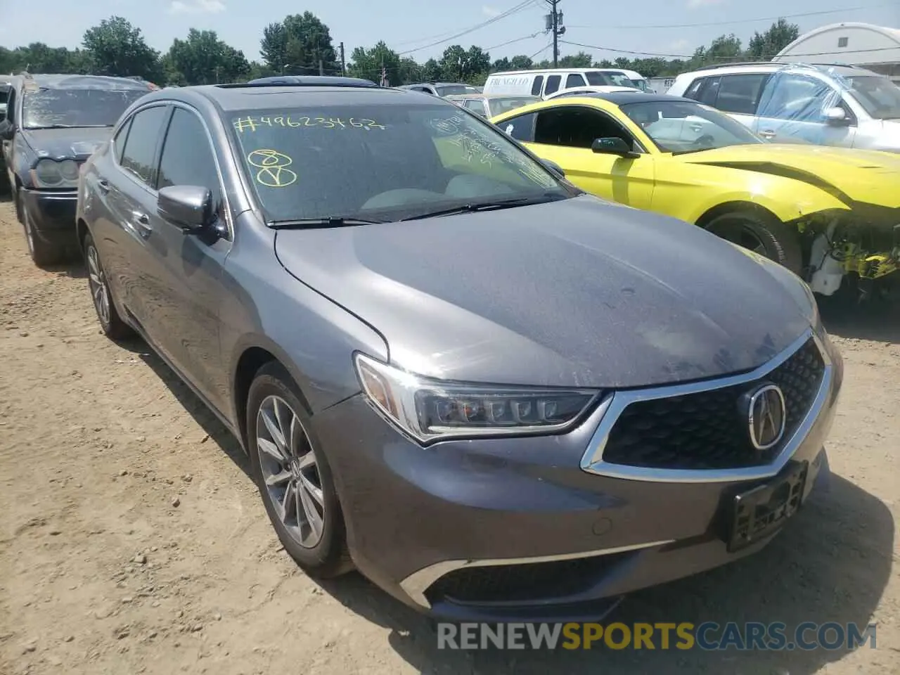 1 Photograph of a damaged car 19UUB1F32LA017126 ACURA TLX 2020