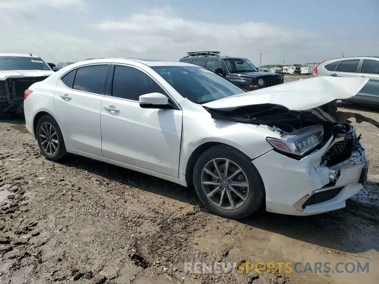 4 Photograph of a damaged car 19UUB1F33LA008807 ACURA TLX 2020
