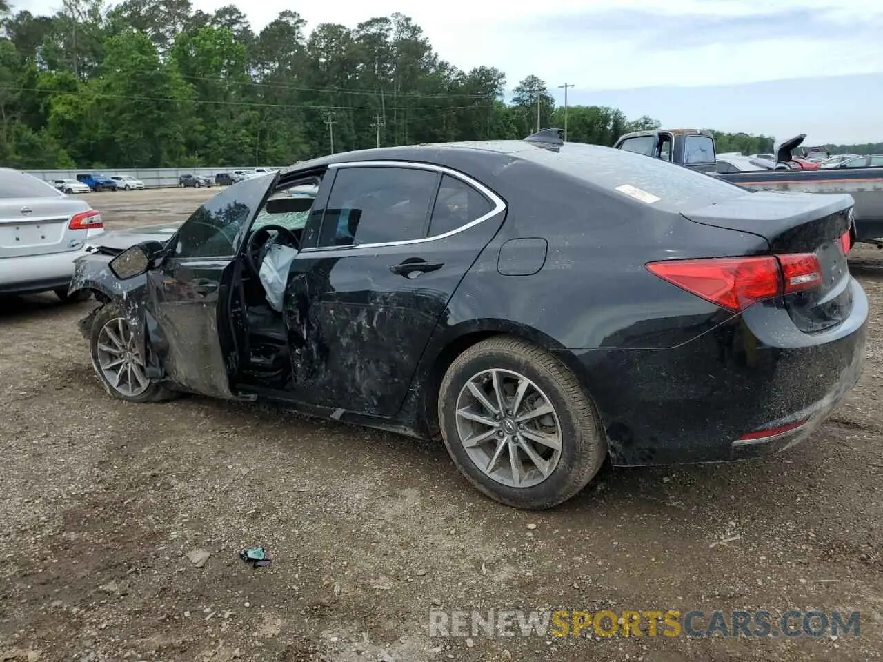 2 Photograph of a damaged car 19UUB1F34LA001638 ACURA TLX 2020