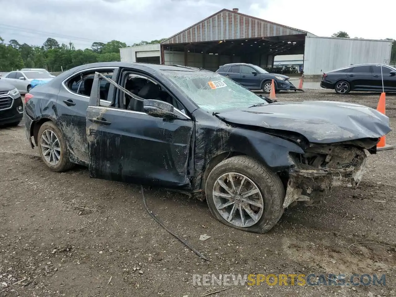 4 Photograph of a damaged car 19UUB1F34LA001638 ACURA TLX 2020