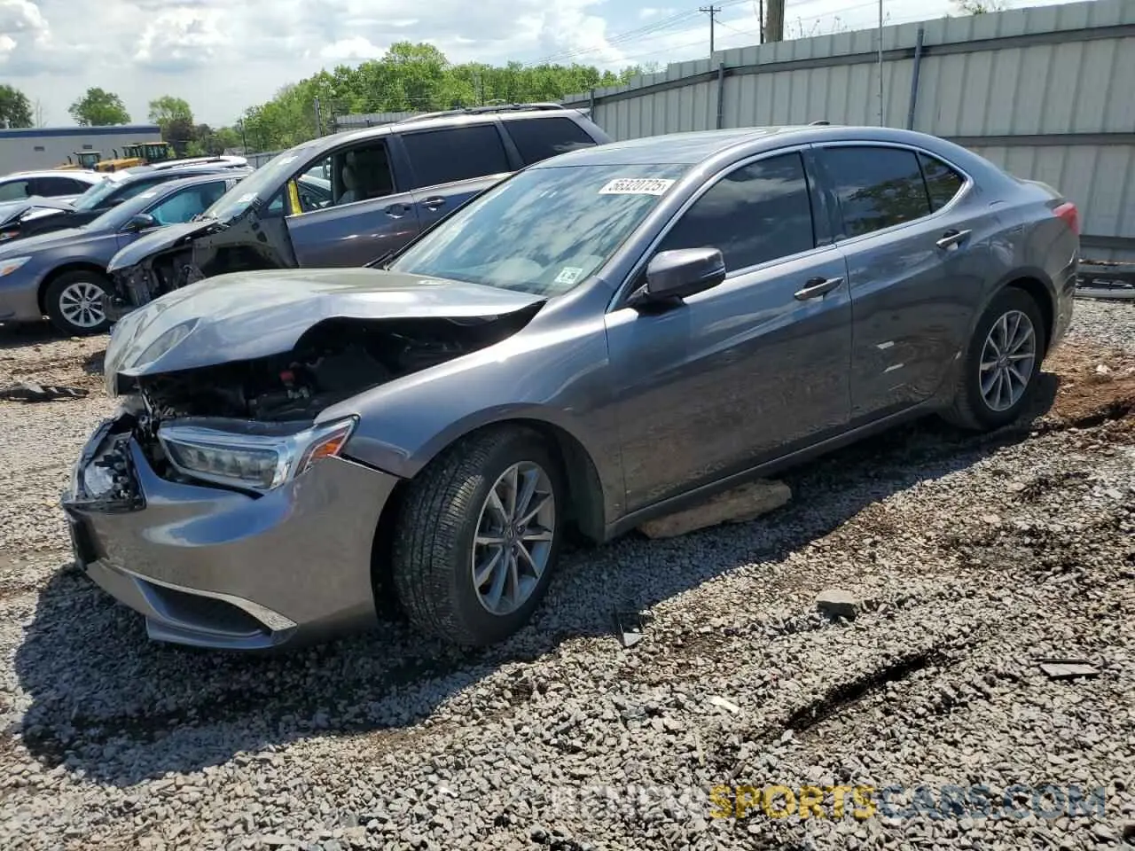 1 Photograph of a damaged car 19UUB1F34LA008296 ACURA TLX 2020