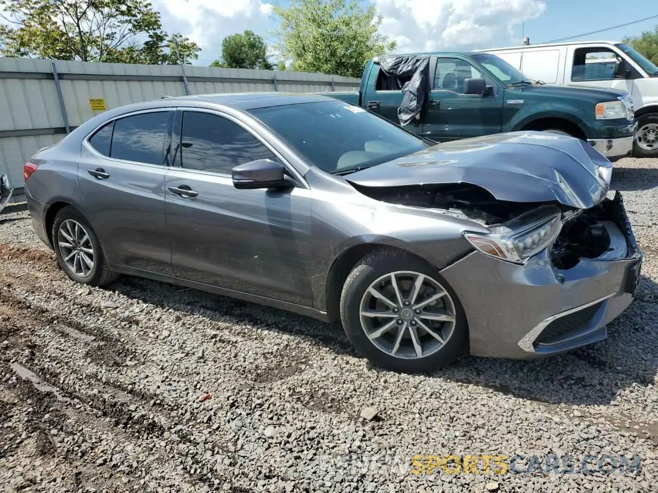 4 Photograph of a damaged car 19UUB1F34LA008296 ACURA TLX 2020