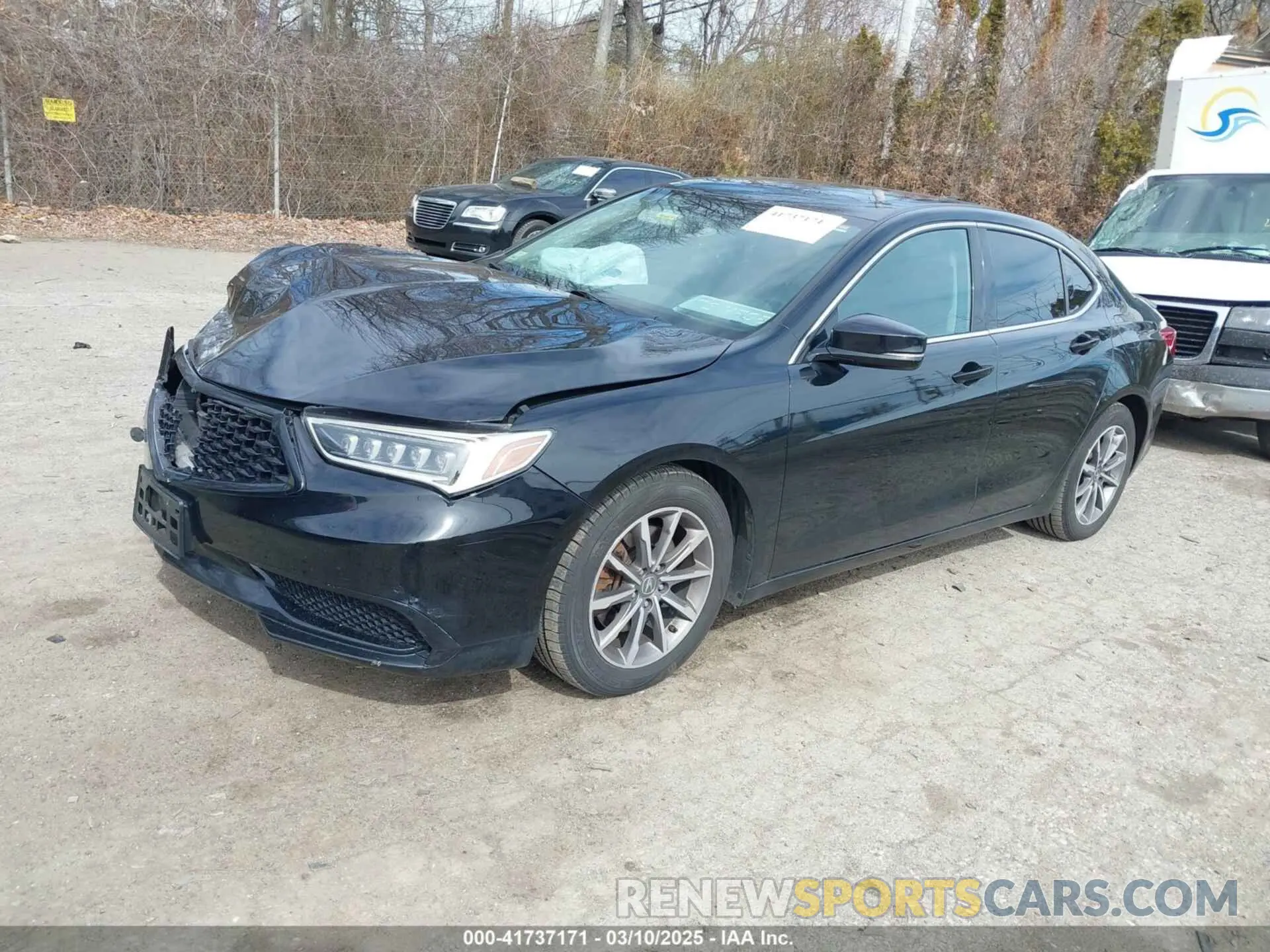 2 Photograph of a damaged car 19UUB1F34LA012378 ACURA TLX 2020