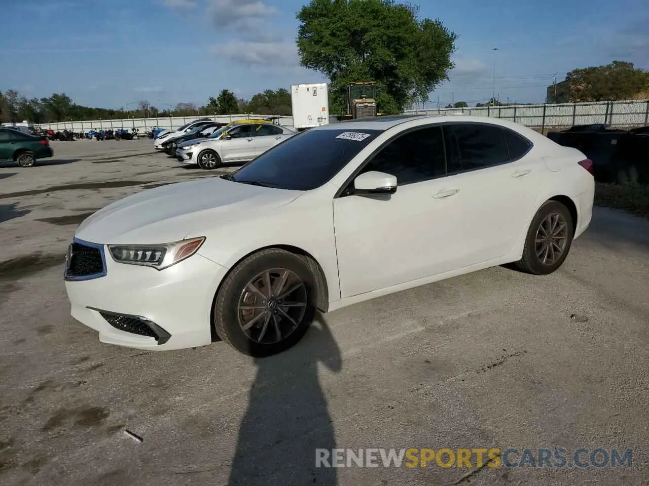 1 Photograph of a damaged car 19UUB1F35LA001437 ACURA TLX 2020