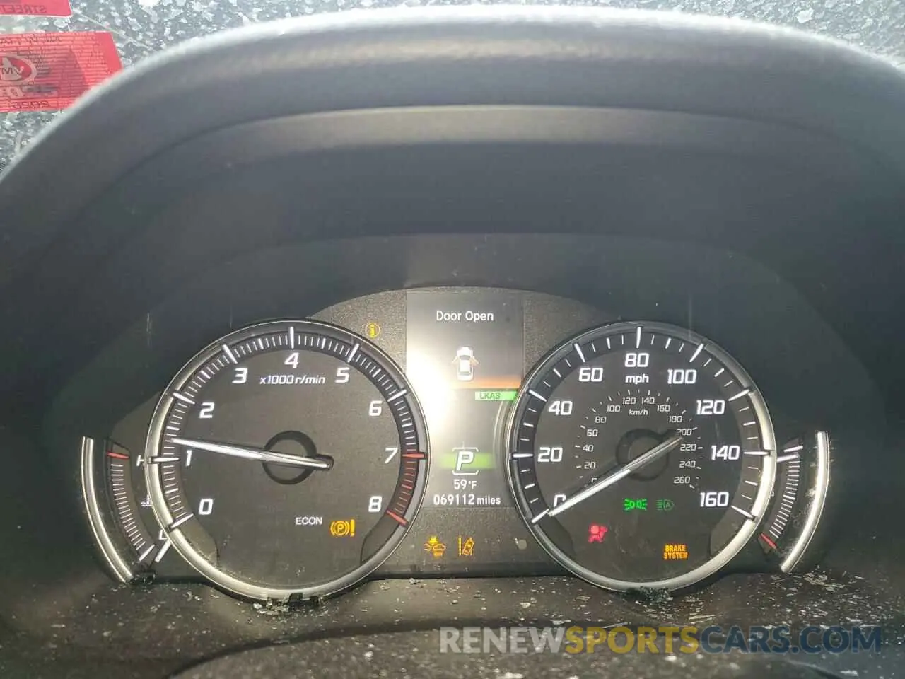 9 Photograph of a damaged car 19UUB1F35LA011840 ACURA TLX 2020