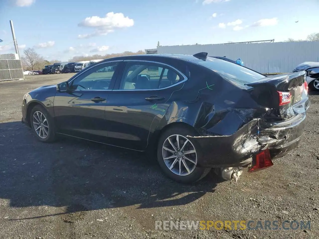 2 Photograph of a damaged car 19UUB1F35LA017007 ACURA TLX 2020