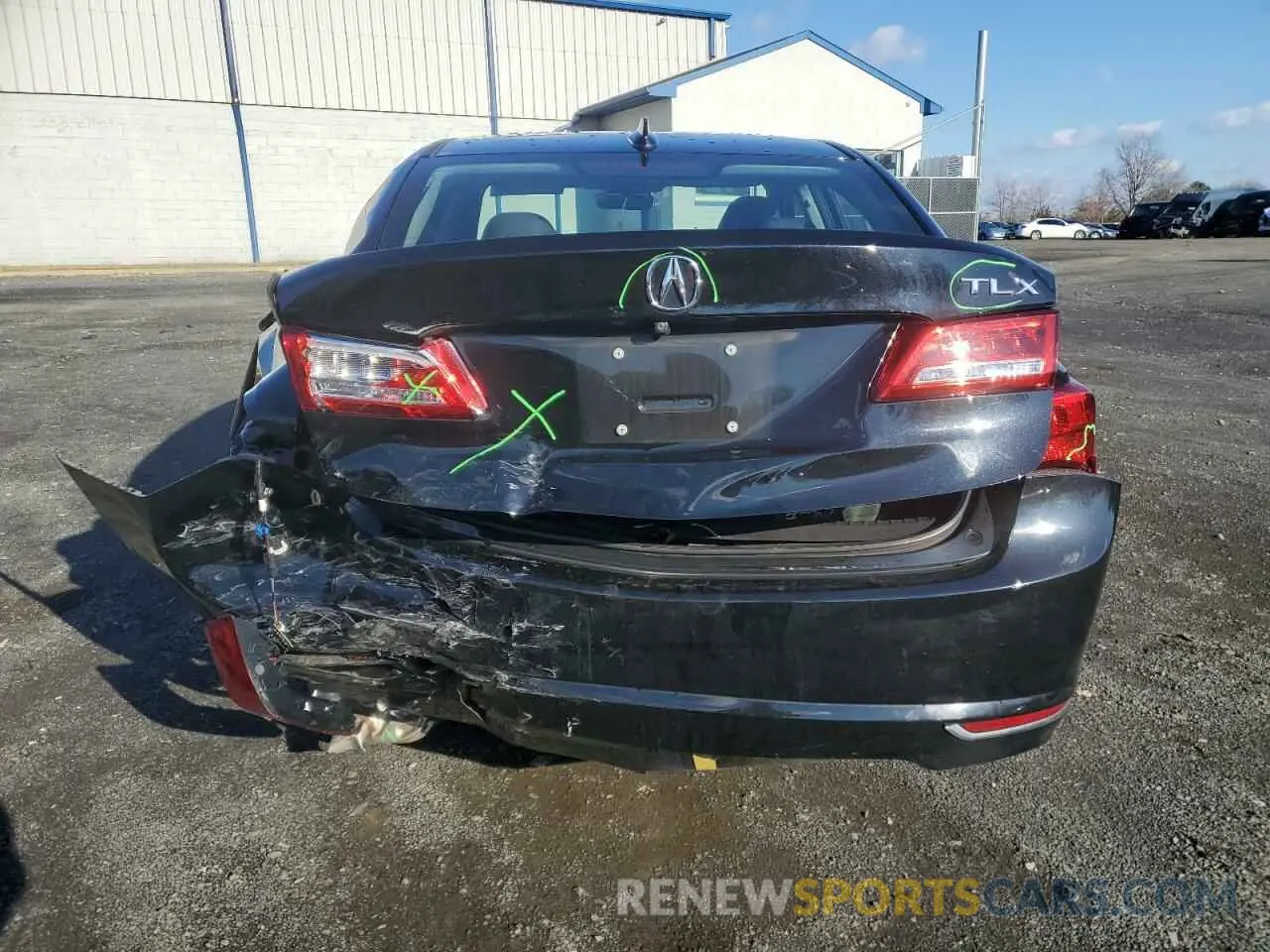 6 Photograph of a damaged car 19UUB1F35LA017007 ACURA TLX 2020