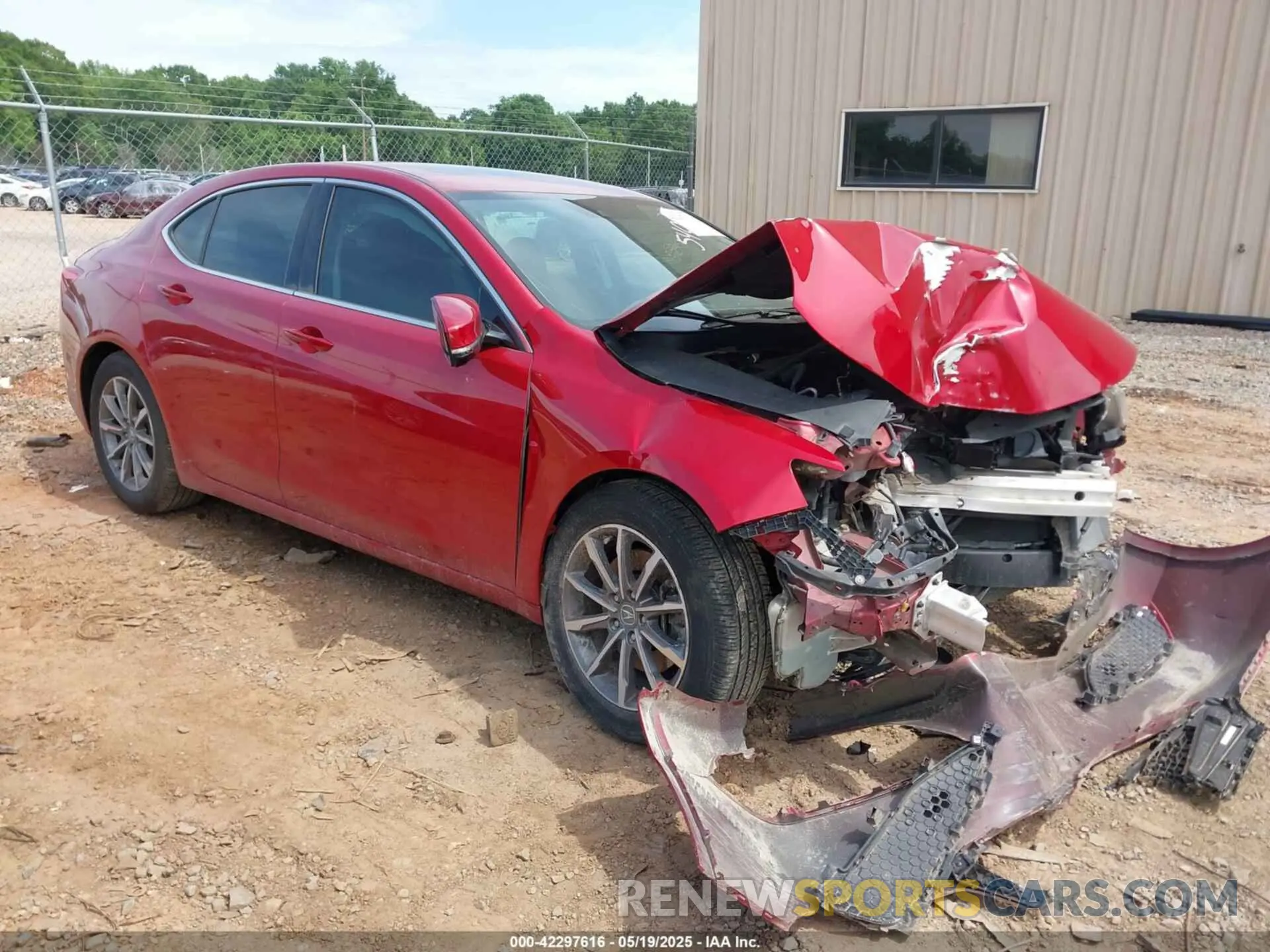 1 Photograph of a damaged car 19UUB1F36LA005495 ACURA TLX 2020